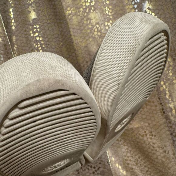 UGG Abies Perforated Slip-On Platform Sneaker Seal Gray Women's Size 9 Used - Picture 9 of 9